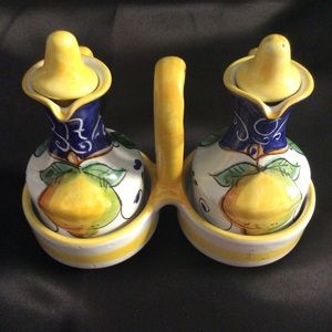 Vintage Firenze Oil & Vinegar Cruet Sets